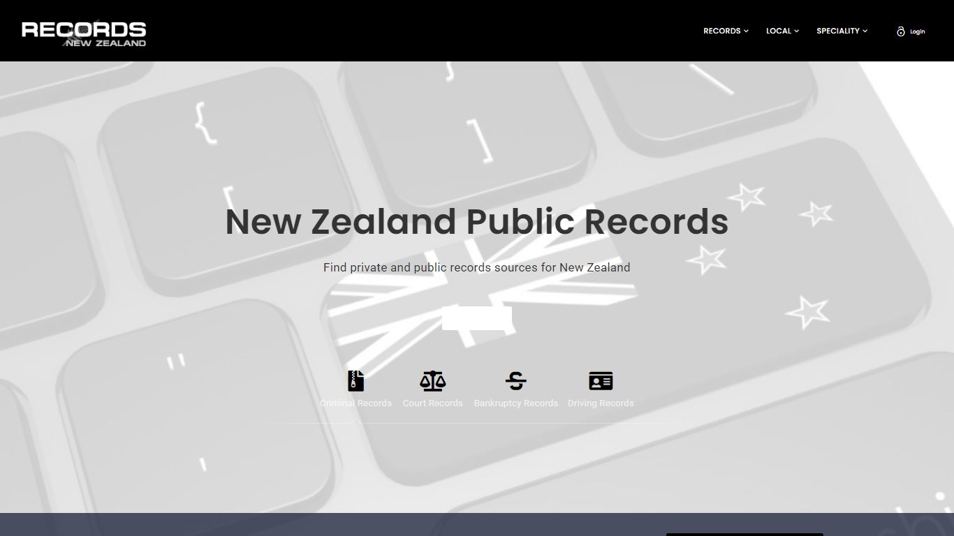 Records NZ | Online Public Records for New Zealand